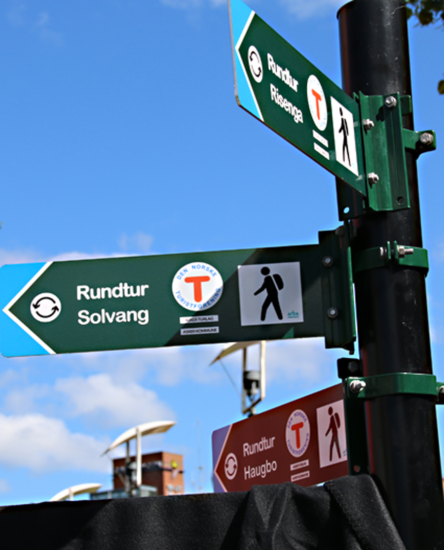 Turskiltprosjektet åpnet i Asker